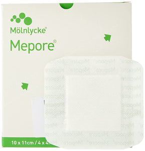 Mepore Adhesive 10cm x 11cm - Box of 40 Single Dressings (Ref: 671500)