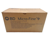 BD Micro-Fine Plus U100 0.5ml Syringe 0.30mm (30G) x 8mm - Box of 200 (Ref: 324893)