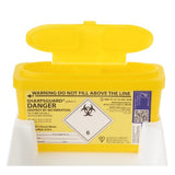 Sharpsguard Yellow Lid Container 1 Litre (Ref: DD477YL)