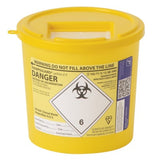 Sharpsguard Yellow Lid Container 2.5 Litres (Ref: DD472YL)