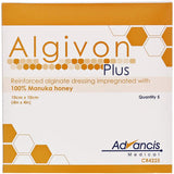 Algivon Plus Dressing 10cm x 10cm - Pack of 5 Single Dressings (Ref: CR4225)