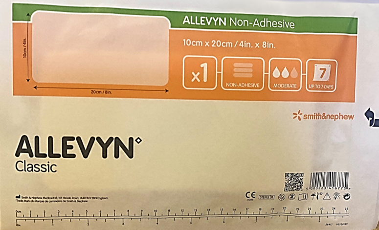 Allevyn Non-Adhesive Dressing 10cm x 20cm