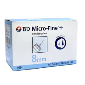 BD Micro-Fine Plus Pen Needles 0.25mm (31G) x 8mm
