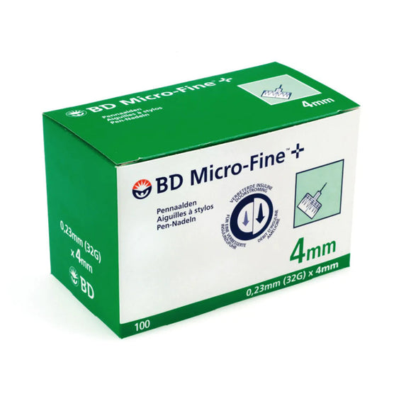BD Micro-Fine Plus Pen Needles 0.23mm (32G) x 4mm