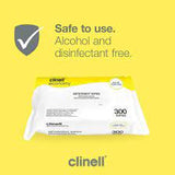 Clinell Detergent Wipes - Pack of 300 (Ref: CDW300)