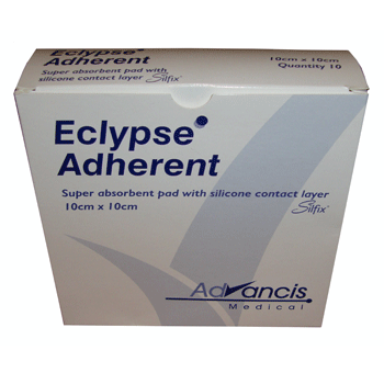 Eclypse Adherent Dressing - 10cm x 10cm - Pack of 10