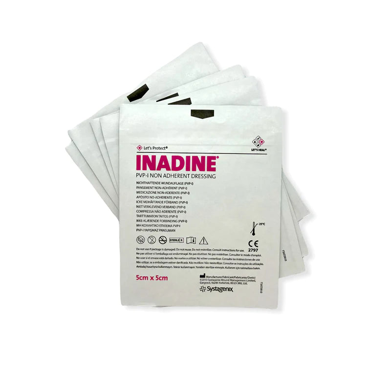 Inadine Dressings 5cm x 5cm – All Day Veterinary Supplies
