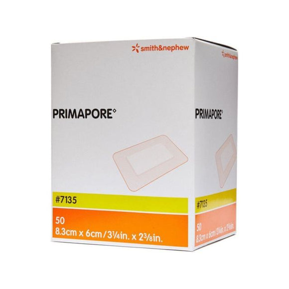 Primapore Dressings - 8.3cm x 6cm - Pack of 50