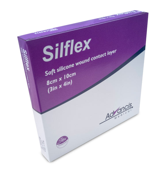 Silflex Dressings - 8cm x 10cm - Pack of 10